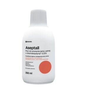 Aseptall apă de gură 250ml cu clorhexidină 0,12%